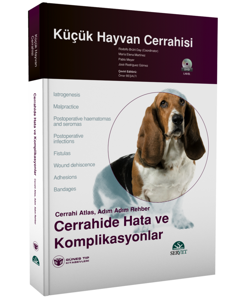 Küçük Hayvan Cerrahisi–Cerrahide Hata ve Komplikasyonlar (Cerrahi Atlas, Adım Adım Rehber) Kitap+DVD