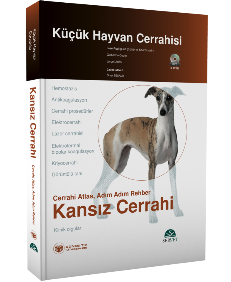 Küçük Hayvan Cerrahisi - Kansız Cerrahi (Cerrahi Atlas, Adım Adım Rehber) Kitap + DVD