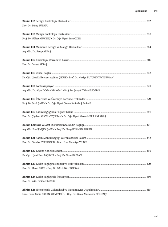 Doğum ve Kadın Hastalıkları Hemşireliği