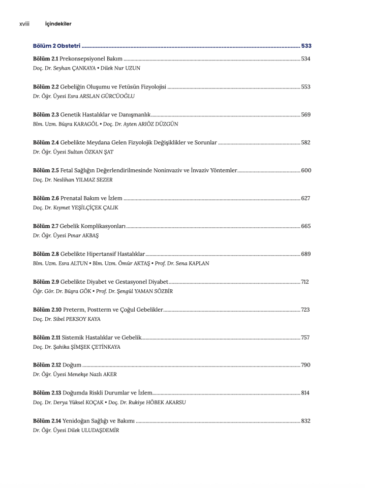 Doğum ve Kadın Hastalıkları Hemşireliği