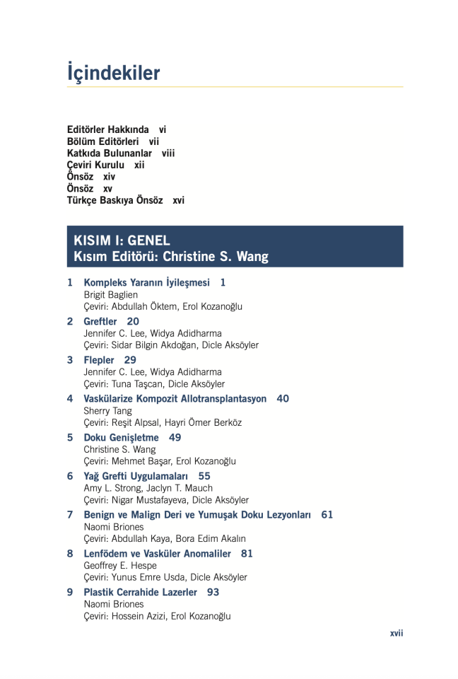 Michigan Plastik Cerrahi El Kitabı