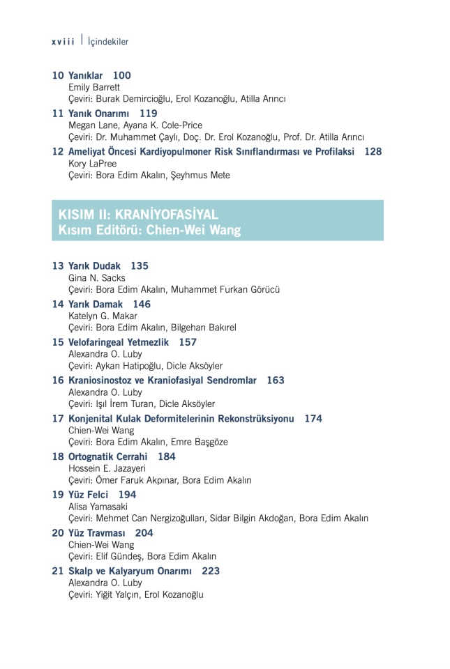 Michigan Plastik Cerrahi El Kitabı