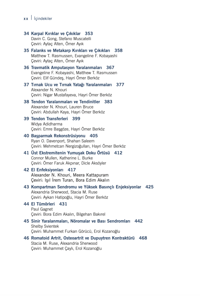 Michigan Plastik Cerrahi El Kitabı
