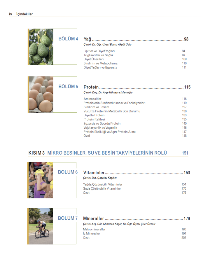 Spor Egzersiz ve Sağlık İçin Beslenme