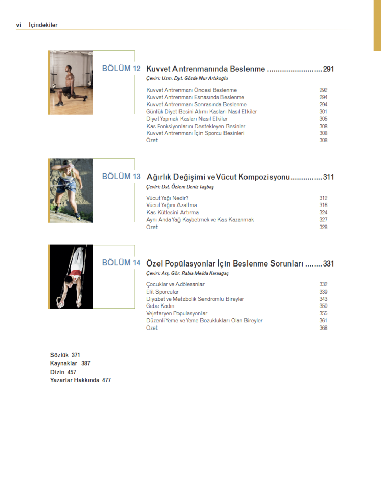 Spor Egzersiz ve Sağlık İçin Beslenme