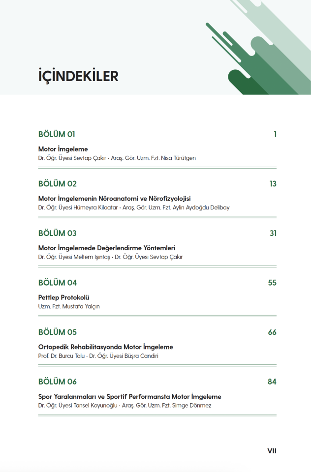 Fizyoterapi ve Rehabilitasyonda Motor İmgeleme