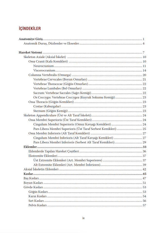 Sağlık Bilimleri İçin Anatomi 3.Baskı