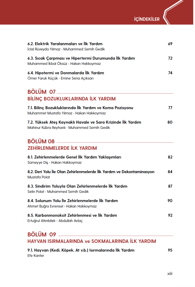 Acil Durumlar ve İlk Yardım Rehberi