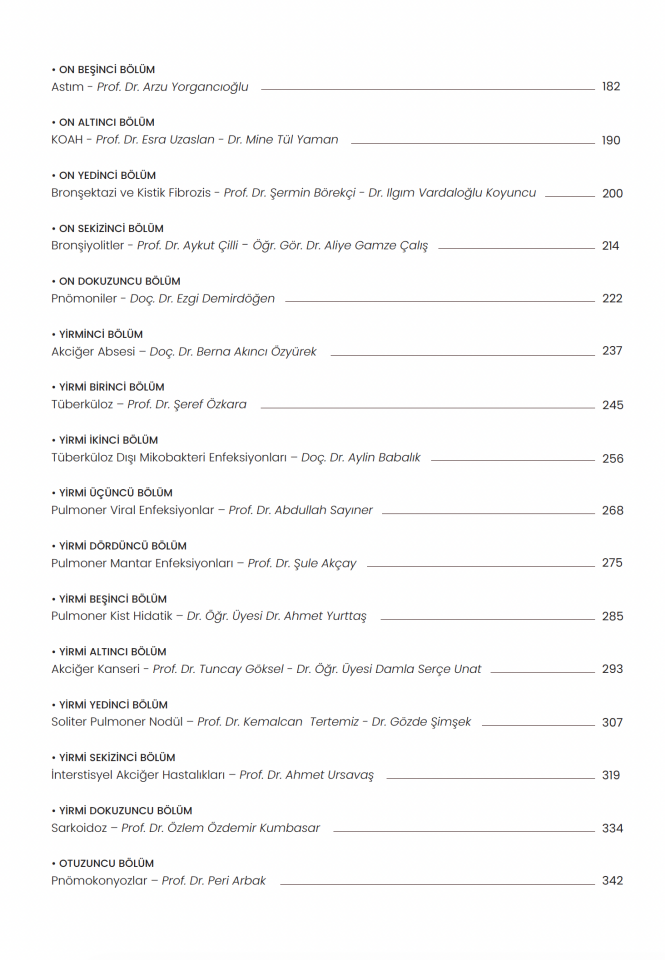 Göğüs Hastalıkları