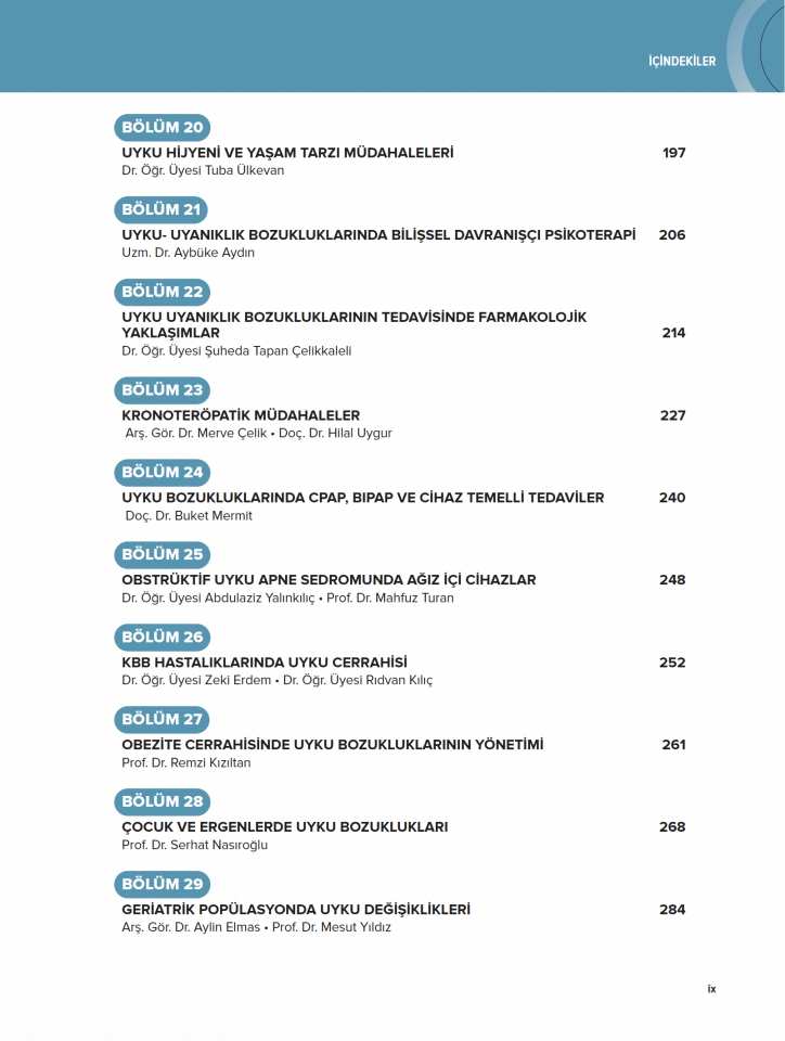 Uyku Uyanıklık Bozuklukları