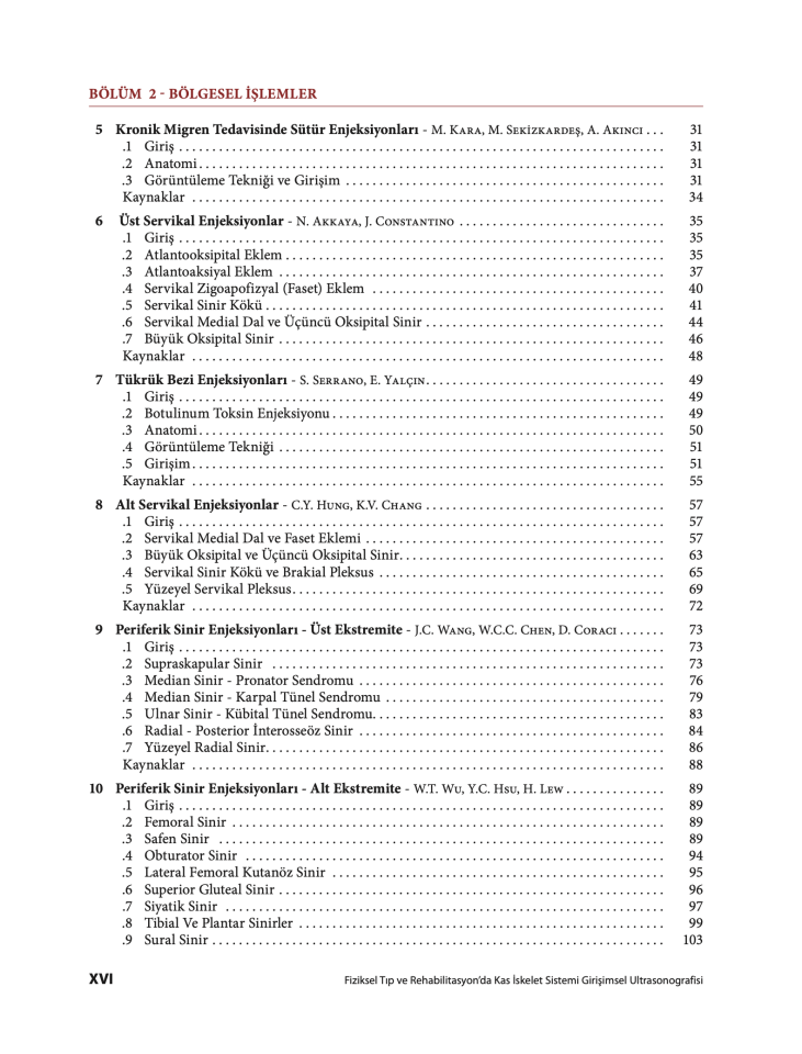 Fiziksel Tıp ve Rehabilitasyon'da Kas İskelet Sistemi Girişimsel Ultrasonografisi