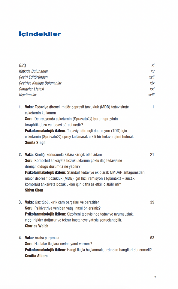 Stahl Temel Psikofarmakoloji Vaka Çalışmaları 5