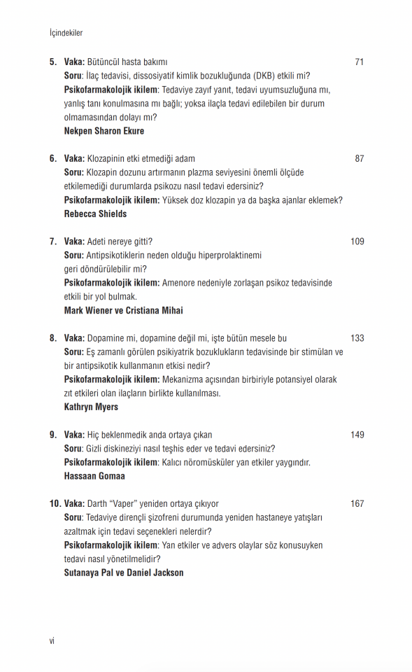 Stahl Temel Psikofarmakoloji Vaka Çalışmaları 5