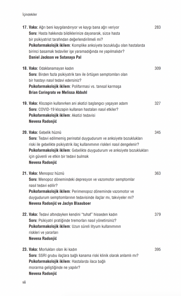 Stahl Temel Psikofarmakoloji Vaka Çalışmaları 5