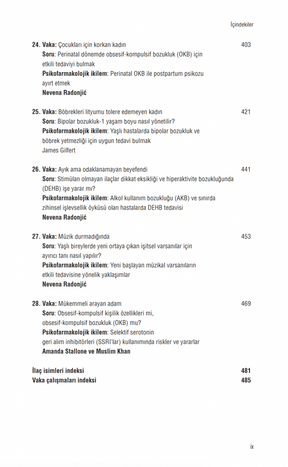 Stahl Temel Psikofarmakoloji Vaka Çalışmaları 5