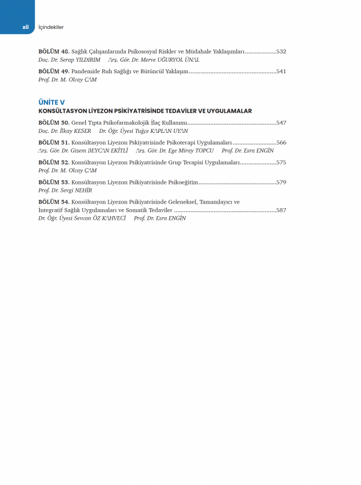 Konsültasyon Liyezon Psikiyatrisi Hemşireliği