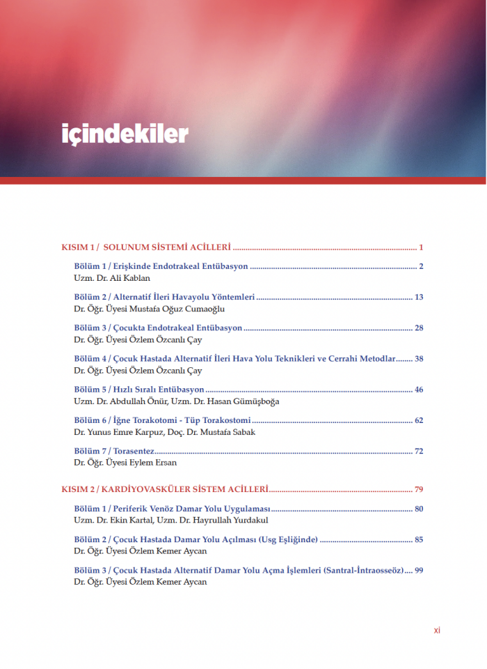 Acilde Girişimsel İşlemler