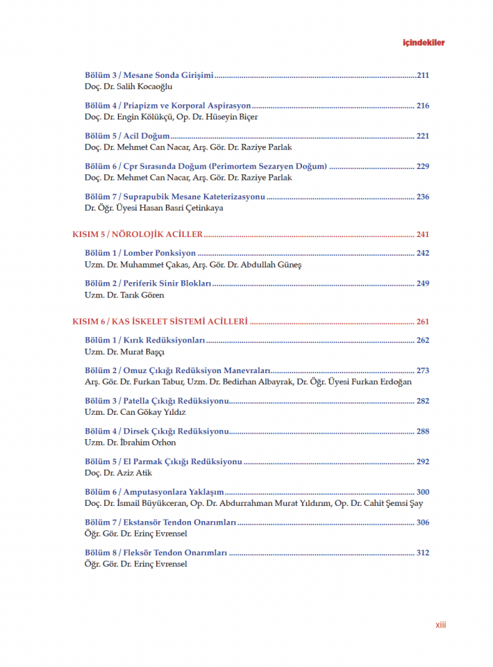 Acilde Girişimsel İşlemler