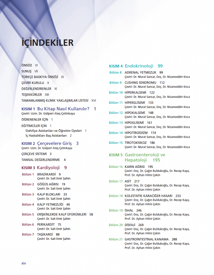 Klinik Çerçeveler Dahiliye