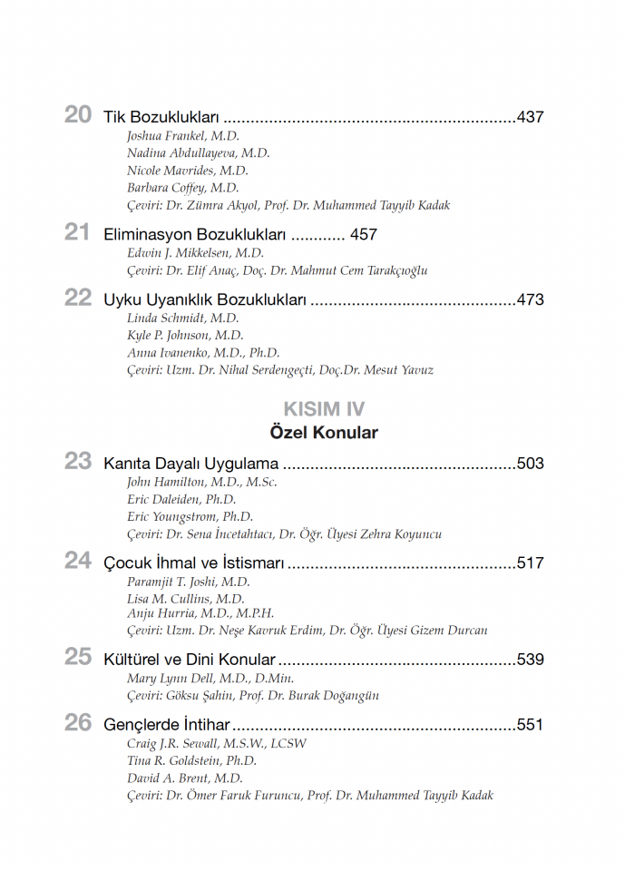 Dulcan'ın Çocuk ve Ergen Psikiyatrisi