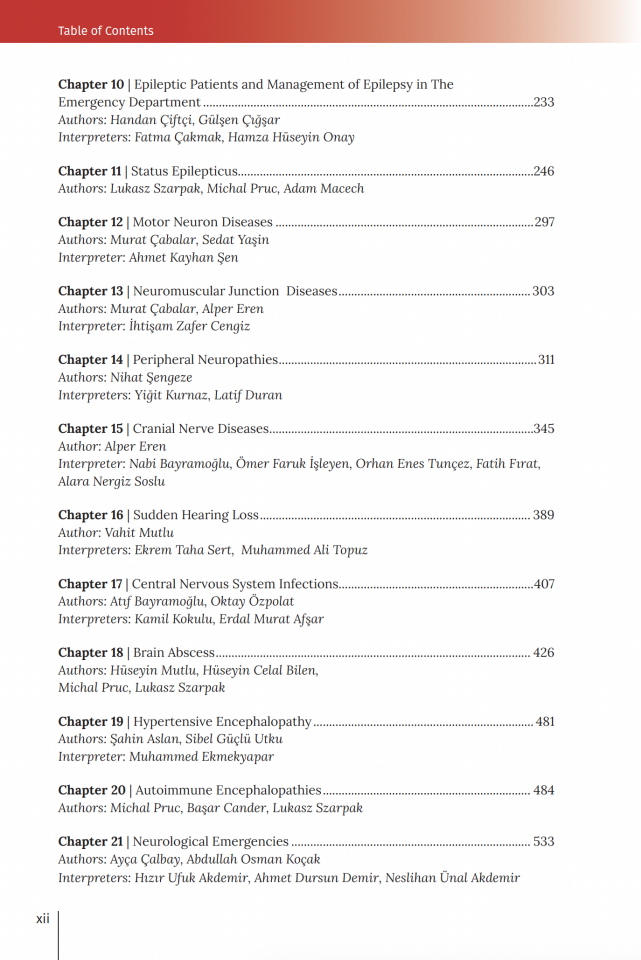 Neurologic Emergencies