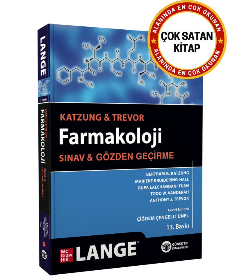 Katzung & Trevor Farmakoloji Sınav ve Gözden Geçirme (13. Baskı)