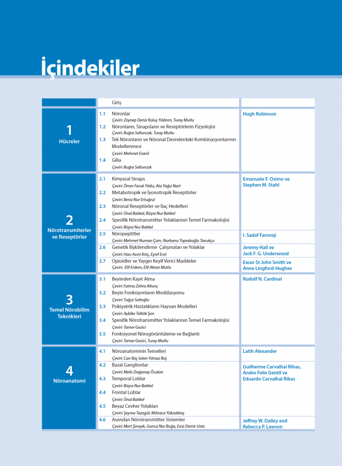 Psikiyatristler İçin Nörobilim Temel Kitabı