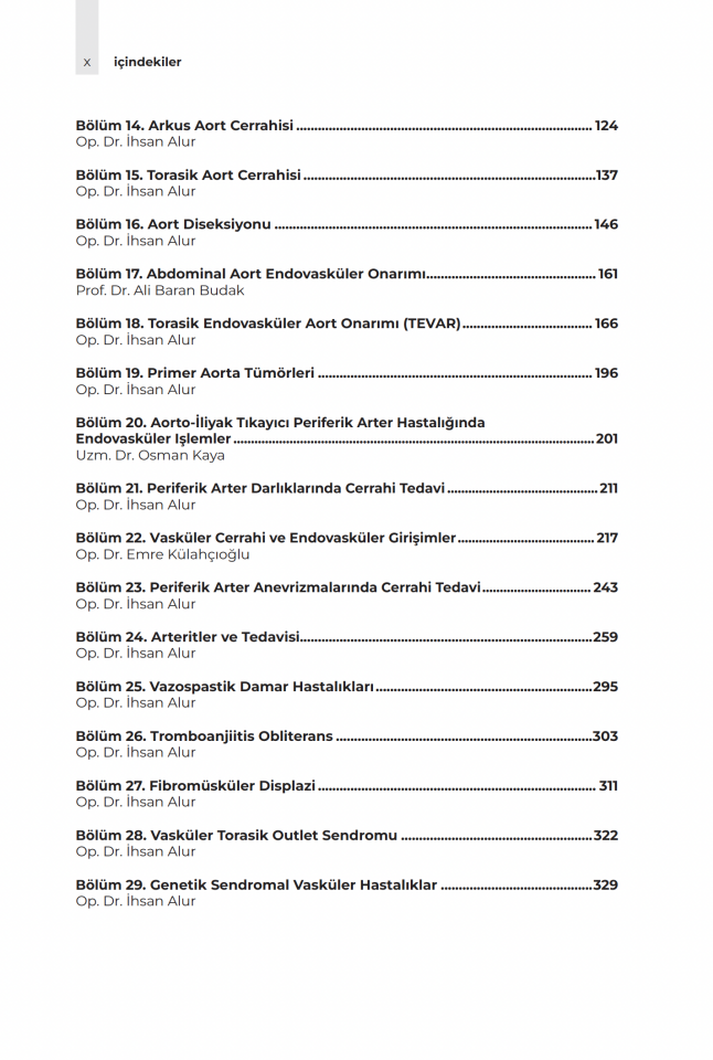 Vasküler Hastalıklarda Cerrahi Tedavi ve Endovasküler Girişimler Soru Kitabı