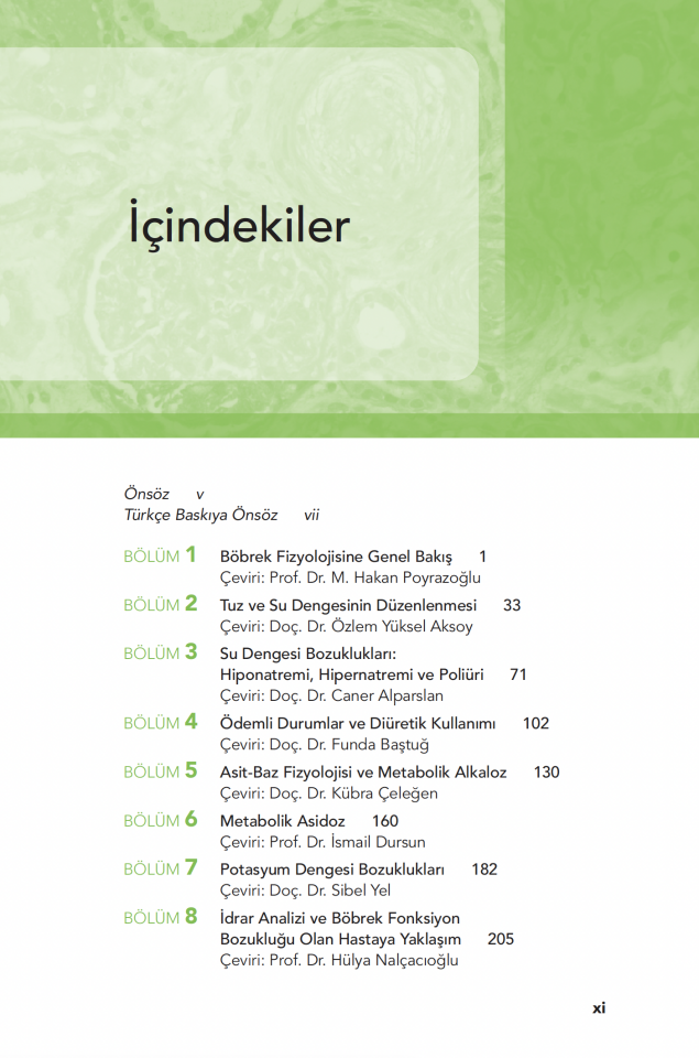 Böbrek Fizyopatolojisi Temel Bilgiler