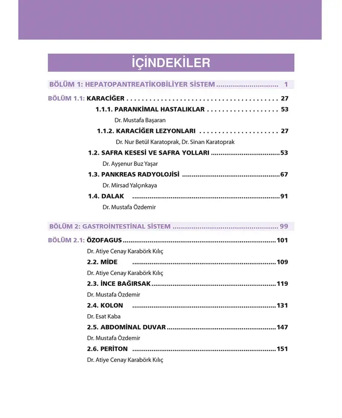 Abdominal Radyoloji Akıl Notları