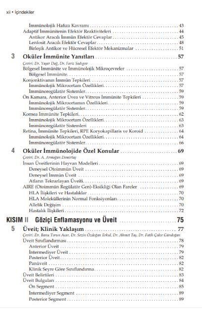 American Academy of Ophthalmology Göziçi Enflamasyonu ve Üveit