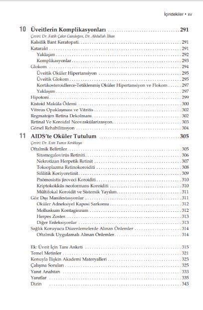 American Academy of Ophthalmology Göziçi Enflamasyonu ve Üveit