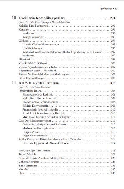 American Academy of Ophthalmology Göziçi Enflamasyonu ve Üveit