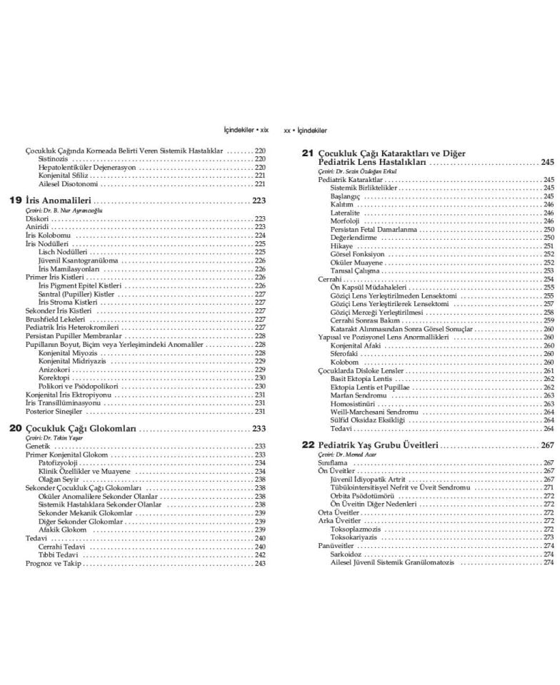 American Academy of Ophthalmology Pediatrik Oftalmoloji ve Şaşılık