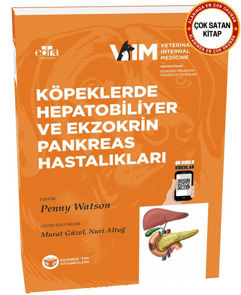 FELDMAN - Köpeklerde Hepatobiliyer ve Ekzokrin Pankreas Hastalıkları (QR Kodlu Videolu)