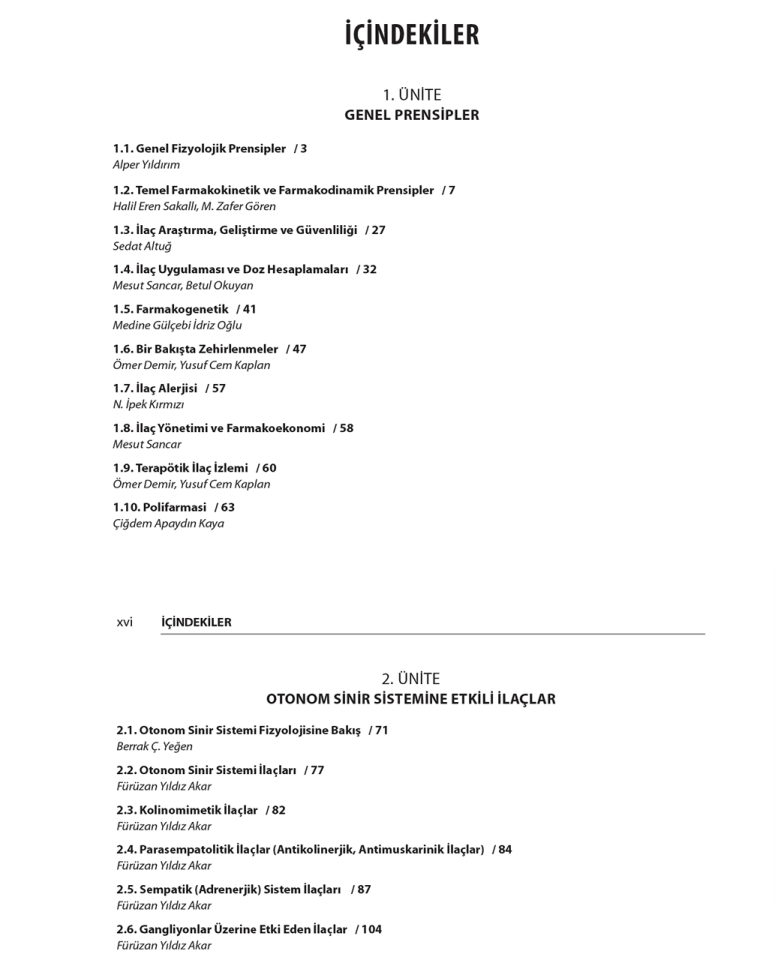 Güncel Farmakoloji (Fizyoloji Temelinde Hasta Odaklı Yaklaşım)