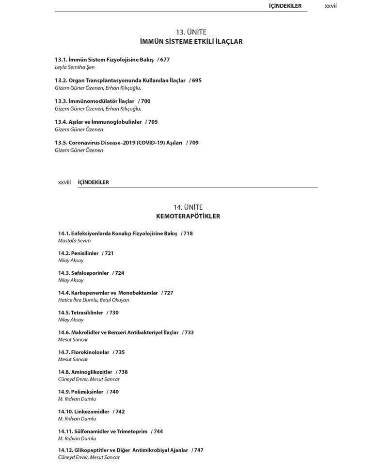 Güncel Farmakoloji (Fizyoloji Temelinde Hasta Odaklı Yaklaşım)