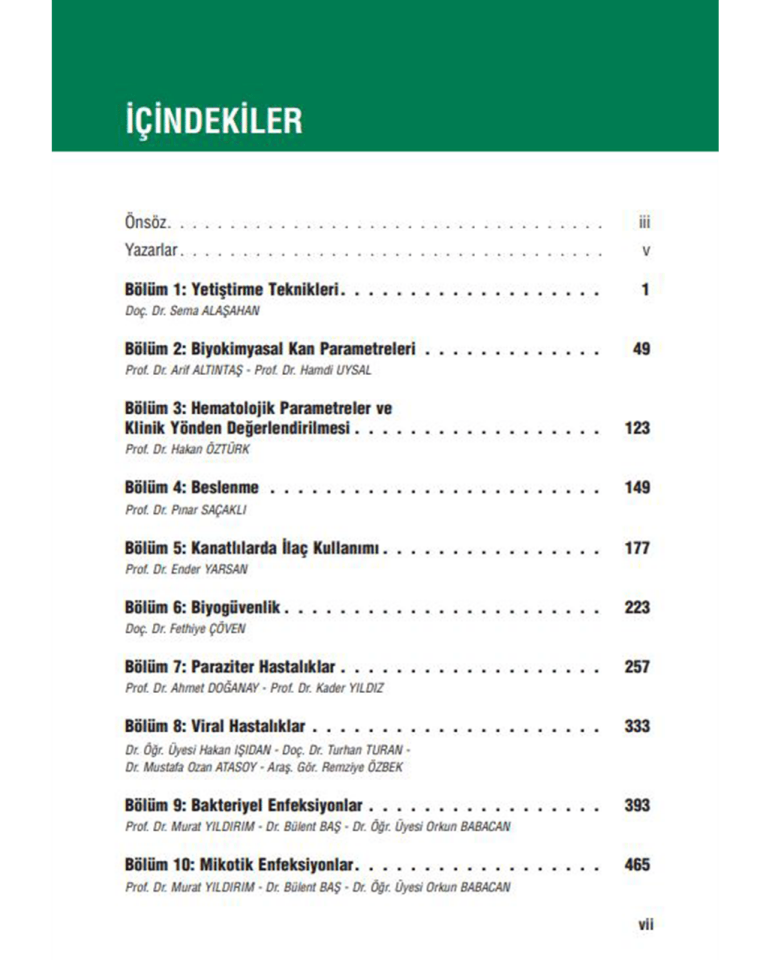 Kanatlı Hekimliği