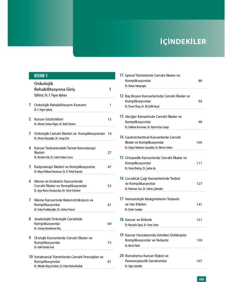 Kanser Rehabilitasyonu