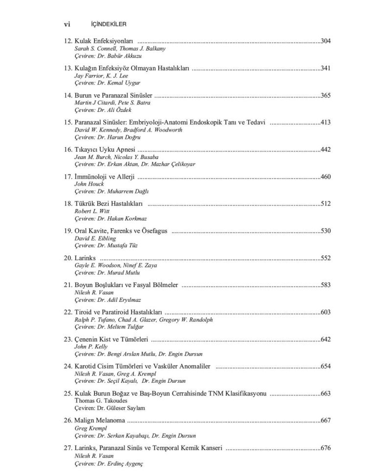 Lee Essential Otolaryngology Baş ve Boyun Cerrahisi