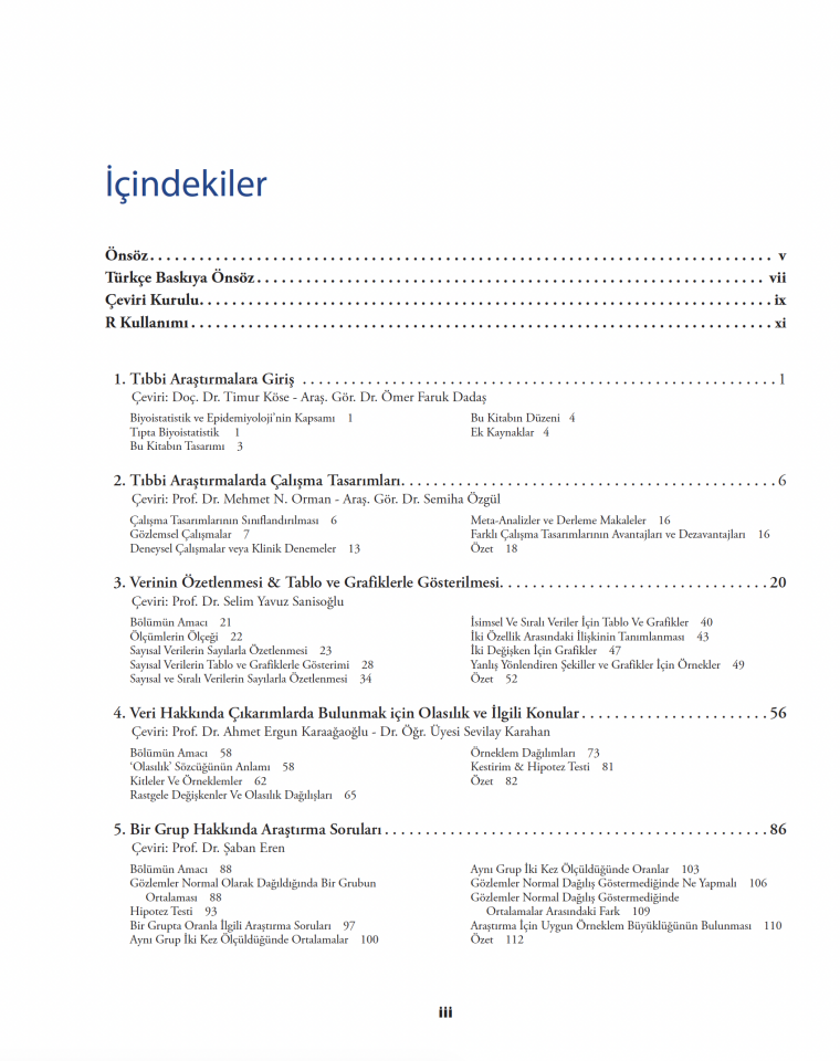 Temel & Klinik Biyoistatistik
