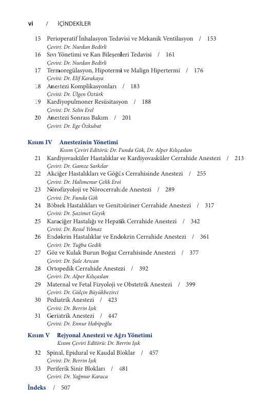 Morgan & Mikhail Klinik Anesteziyoloji El Kitabı