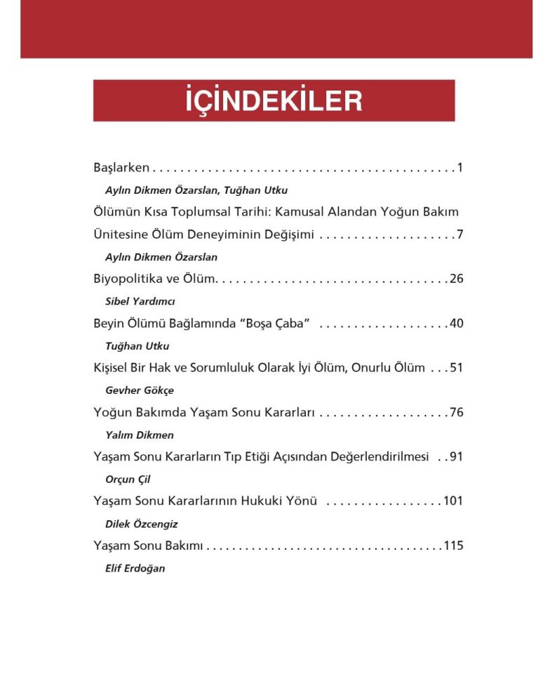 Ölümle Yüzleşmek Yoğun Bakım İle Değişenler