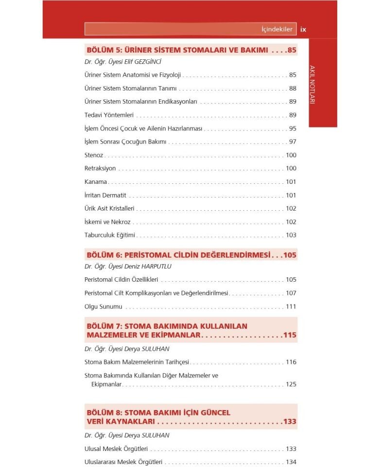 Pediatrik Stomalar ve Hemşirelik Bakımı