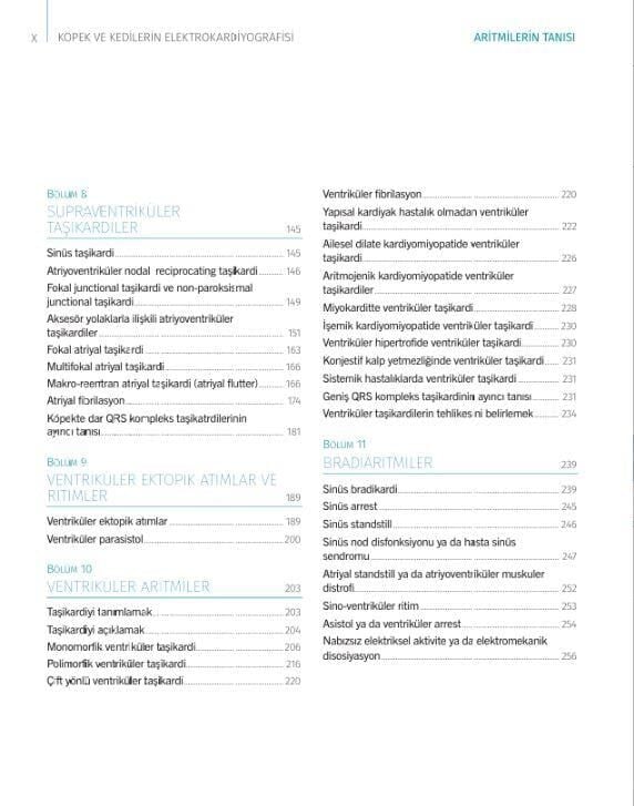 SANTİLLİ - Köpek ve Kedilerin Elektrokardiyografisi - Aritmilerin Tanısı