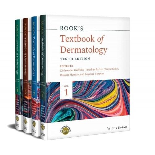 Rook`s Textbook of Dermatology, 10th Edition ,4 Volume Set