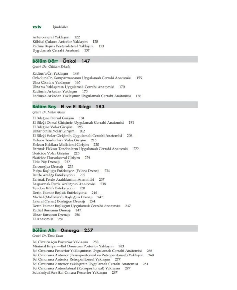 Surgical Exposures in Orthopaedics The Anatomic Approach, Türkçe (Ortopedik Cerrahi Girişimler Anatomik Yaklaşım)