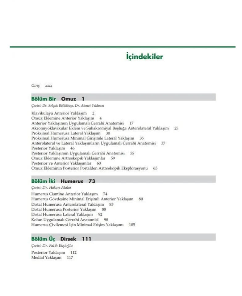 Surgical Exposures in Orthopaedics The Anatomic Approach, Türkçe (Ortopedik Cerrahi Girişimler Anatomik Yaklaşım)
