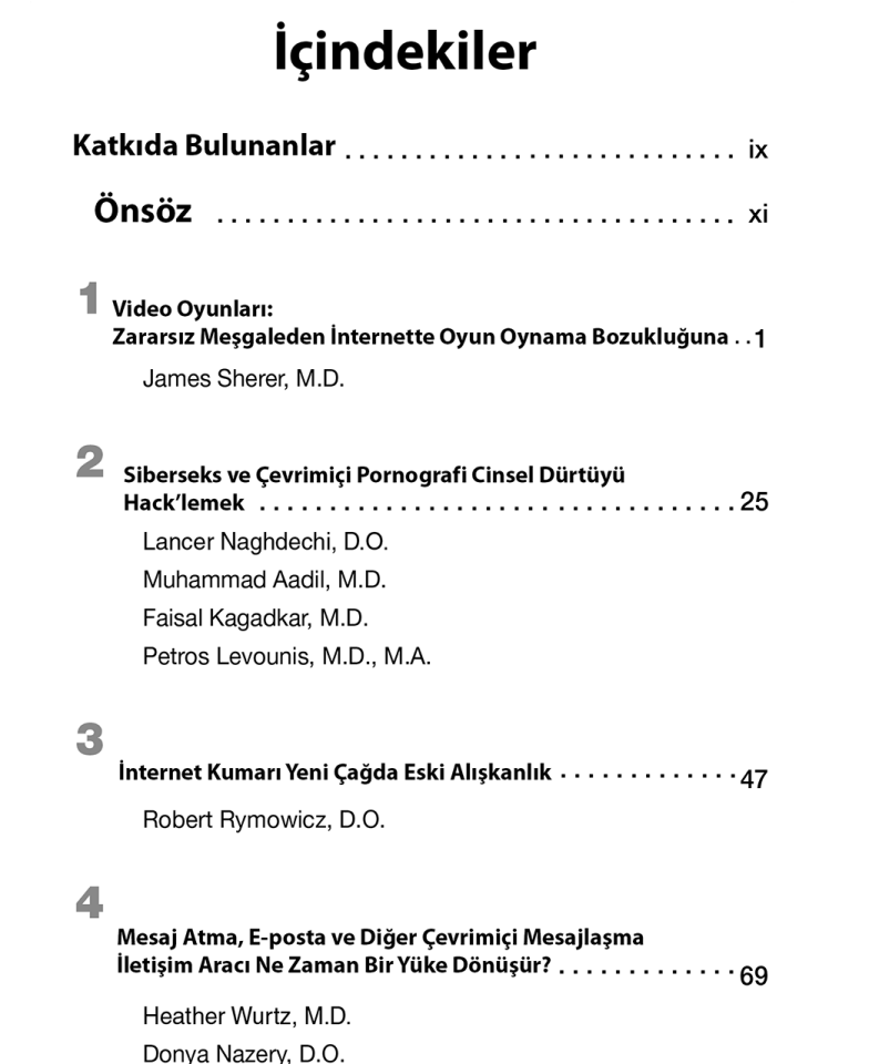 Teknolojik Bağımlılıklar (APA Yayını)