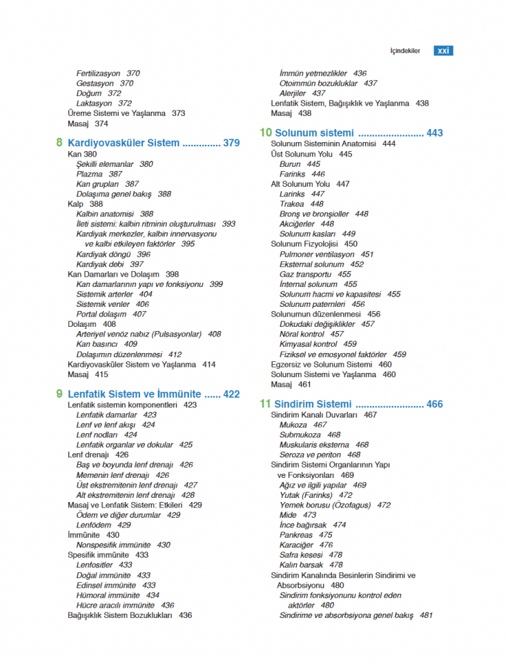 Anatomi ve Fizyoloji 3. Baskı